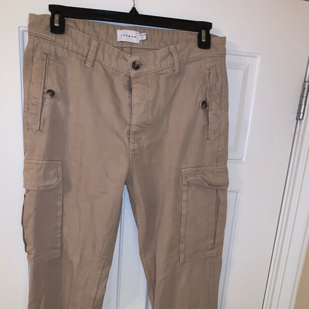 Topman Mens Cargo Pants